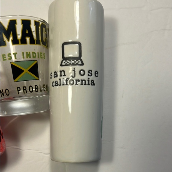 Set of Souvenir Shot Glasses and One Keychain - Picture 9 of 11